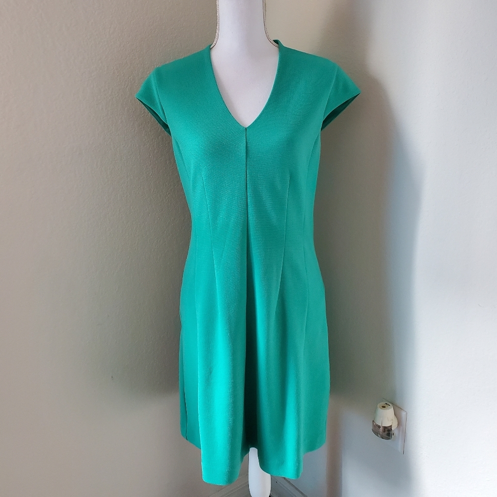 Lilly Pulitzer Cap Sleeve V Neck Sheath Dress